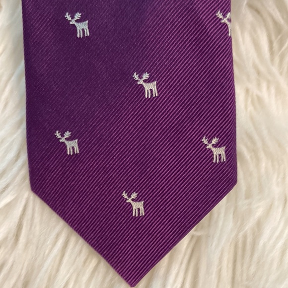 J.Crew Man Tie brand new with tag color purple see all photos - Picture 2 of 8